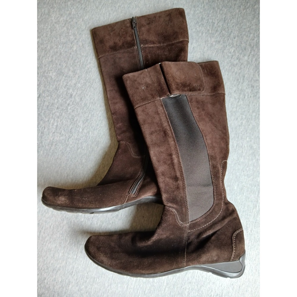 Paul Green Boots 6.5 Leather Suede Ranch Western Boho Equestrian Riding Abby